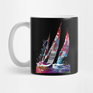 Sailing sport art & sailing Mug